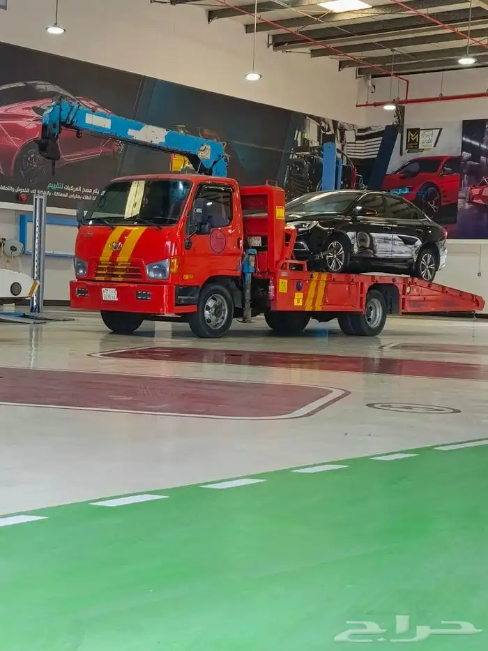 سطحه لنقل السيارات كرين لرفع المعدات 0