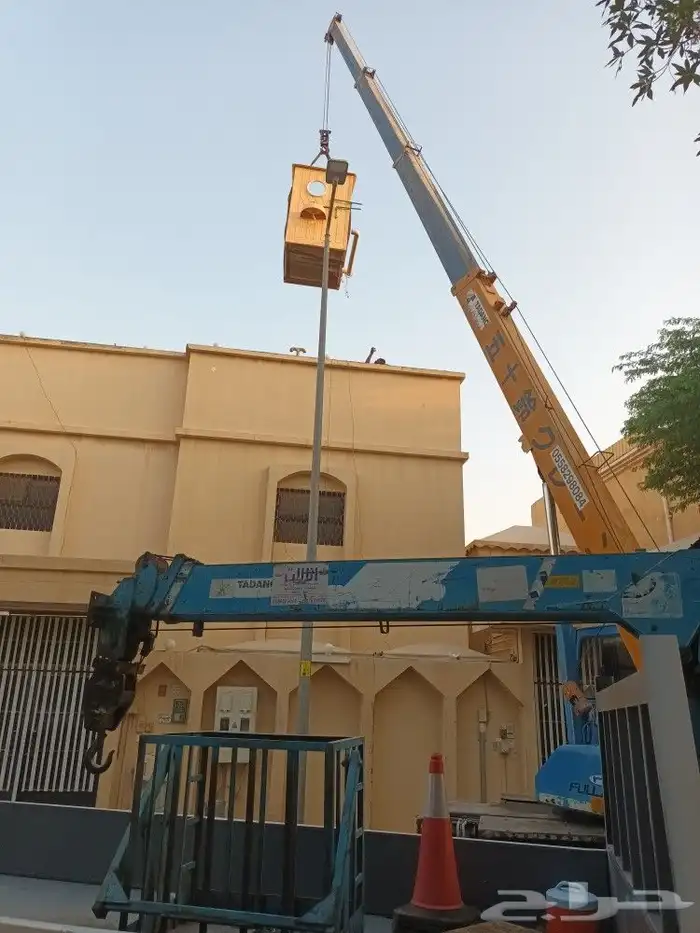 رفع مكيفات رفع كنب رفع غسالة الى سطح المنزل كربن 5