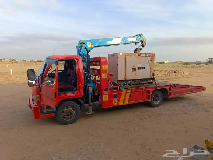 سطحه لنقل السيارات كرين لرفع المعدات 2