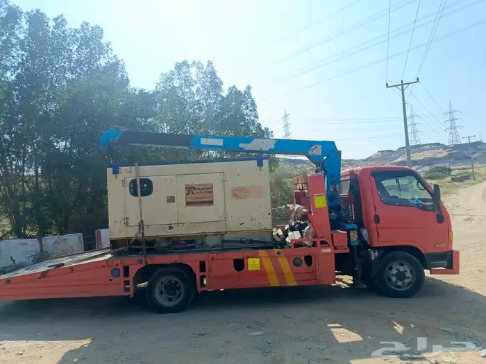 سطحه لنقل السيارات كرين لرفع المعدات 5