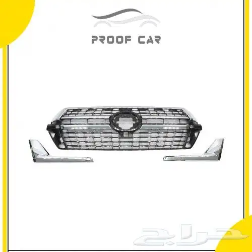 شبك لاندكروزر 2018 الى 2021 اسود وكروم 0