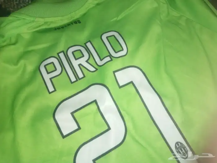 تيشيرت يوفنتوس الاخضر كم طويل رقم 21 بيرلو جديد 7