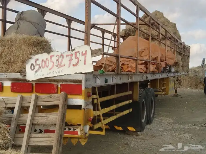 تأجير معدات ثقيلة تيادر اعلاف تريلات سطحات روس الماني 6