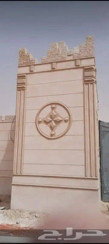 ديكورات خراجيه والياسه ملونه باللااسمنت الابيض وكسر رخام 8