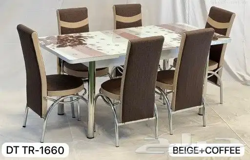 طاولات طعام تركية  ماليزية  صيني خشب زجاج رخام كافة المقاسات 77