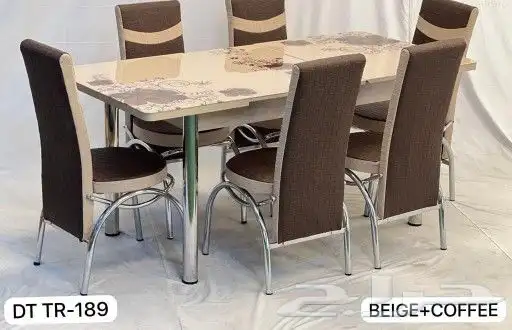 طاولات طعام تركية  ماليزية  صيني خشب زجاج رخام كافة المقاسات 76