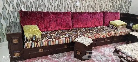 مجلس متصل وطاولة مدخل رخام 4