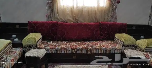 مجلس متصل وطاولة مدخل رخام 5