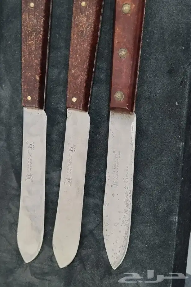 سكاكين الماني 3 واحدمطوي باكستاني قديمة حاده تصلح لذبح 1