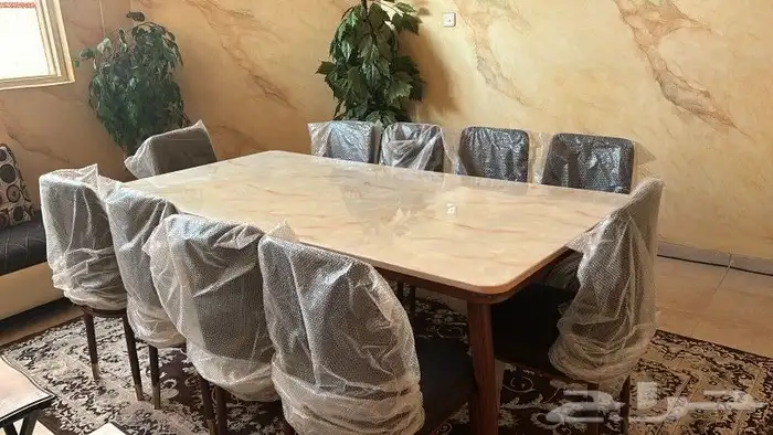 طاولات طعام تركية  ماليزية  صيني خشب زجاج رخام كافة المقاسات 52