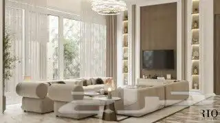 تصميم وتنفيذ الديكور الداخلي وتصميم وجهات وحدائق تسليم 5