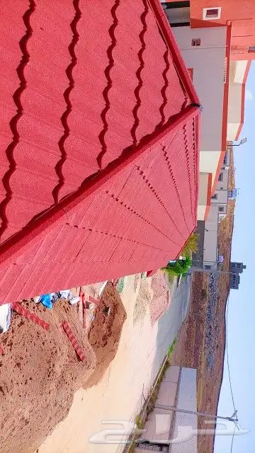 قرميد بيت شار مشب نار تلبيس قماش مظلات سواتر 8