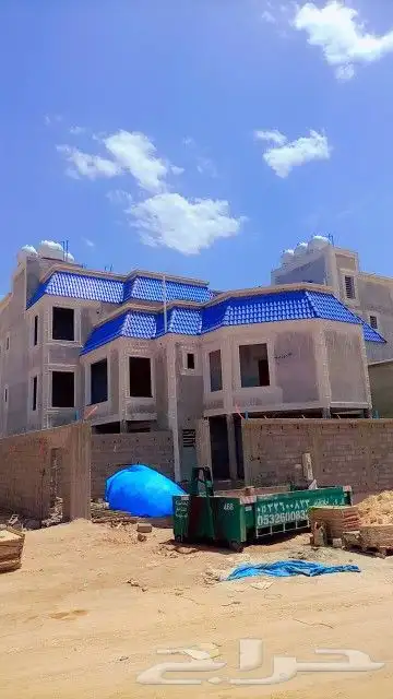 قرميد بيت شار مشب نار تلبيس قماش مظلات سواتر 4