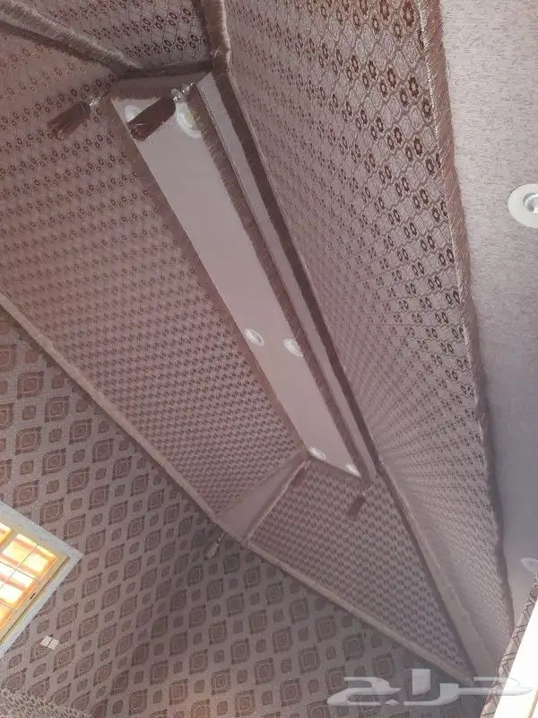 قرميد بيت شار مشب نار تلبيس قماش مظلات سواتر 9