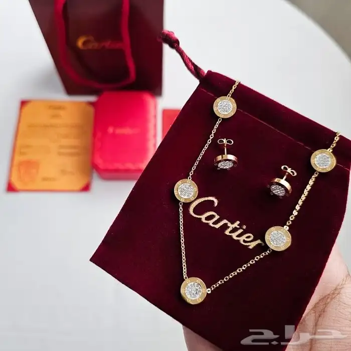 أطقم كارتير مطلي ذهب عيار 21 2