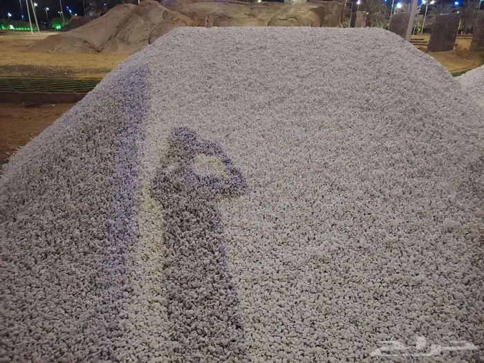 بحص ابيض زينة كسر رخام درجة اولى 5