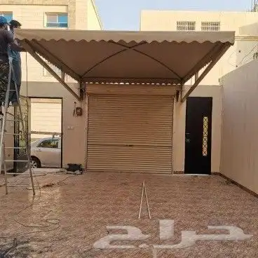 مظلات مواقف السيارات سواتر برجولات جميع أعمال الحدادة 9