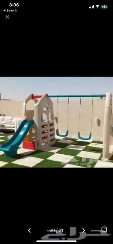 زحاليق مراجيح نطاطات ترمبولين كافة مقاسات 10