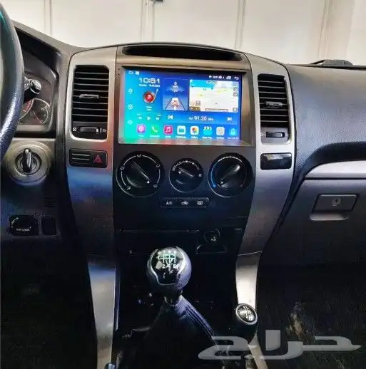 شاشه برادو نضام أندرويد تركب من 2003الي 2009 3