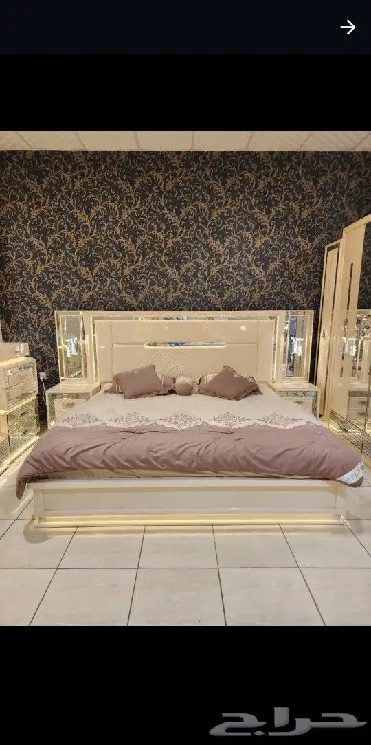 غرف نوم مودرن فخمة حديثة تركيب مجاني ضمن جدة مكة الطائف 17