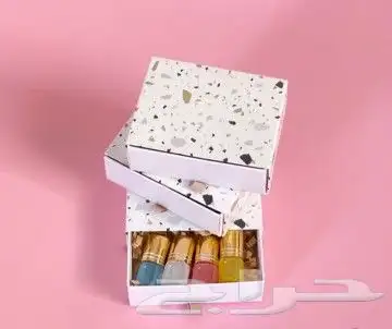 بكسات عطور اكياس عبايات بكج كامل مطبوعات ورقية هارد كفر أختا 4
