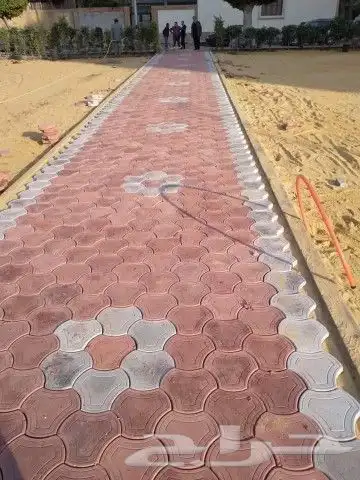 ابو خديجه لتركيب الانترلوك والبلدوره والبلاط في جيزان 9
