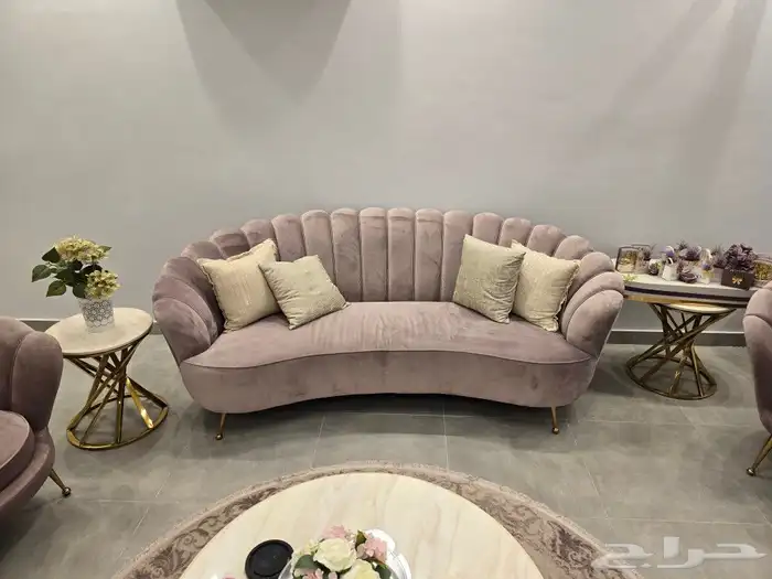 طقم كنب من 3 قطع للبيع 4