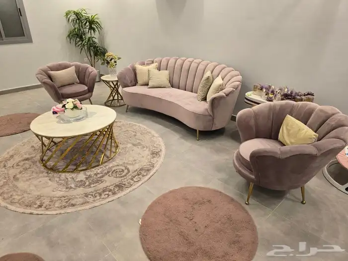 طقم كنب من 3 قطع للبيع 0