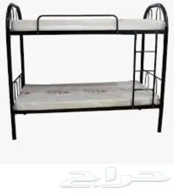 سرر حديد سرير دورين مراتب طبي دولاب خشب وحديد تجهيز سكن عمال 1