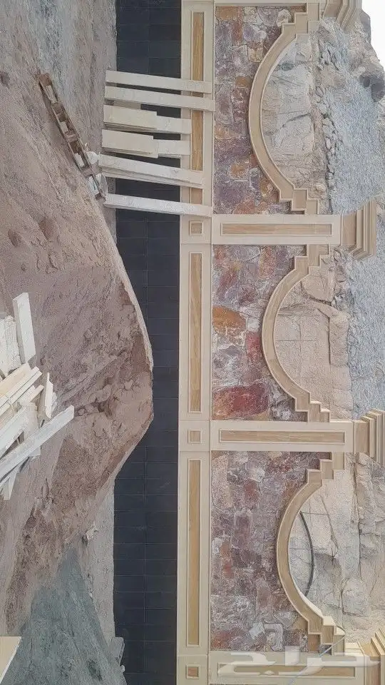 معلم حجر طبيعي بكل أشكال انواع الحجار 2