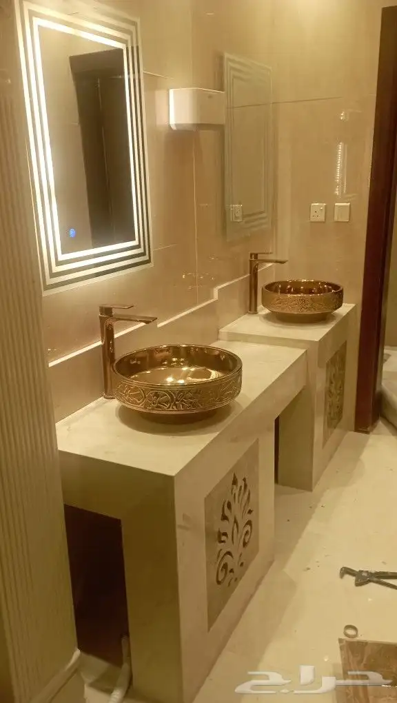 تصميم مغربي مغاسل طبيعي الصناعي رخام جميع الرخام 2