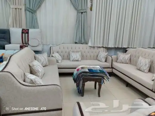 مفروشات الرياض  تفصيل جميع انواع الكنب والجلسات الارضي والست 1