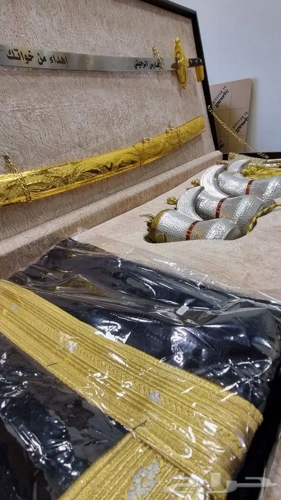 طقم السيف والدلال الفاخر من الخطاط العساف 3