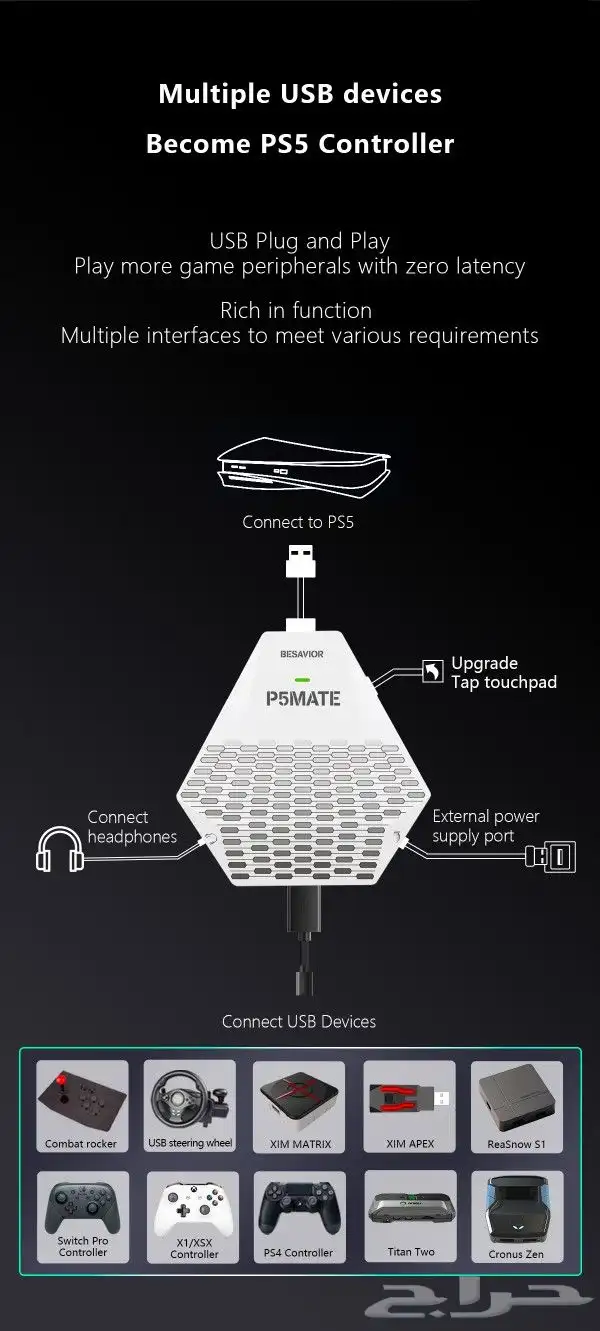 قطعه besavior p5mate الجديده (يوجد شحن لخارج الرياض) 7