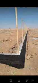 تسوير المزارع والأراضي البيضاء وتركيب شبوك الملاعب وتركيب ال 9