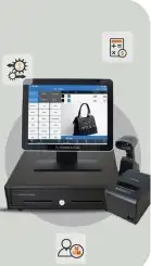 جهاز كاشير مغسله كاشير مستعمل فوال حلاق تموينات ماركت مطعم 0