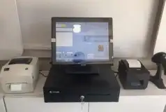 جهاز كاشير مغسله كاشير مستعمل فوال حلاق تموينات ماركت مطعم 1
