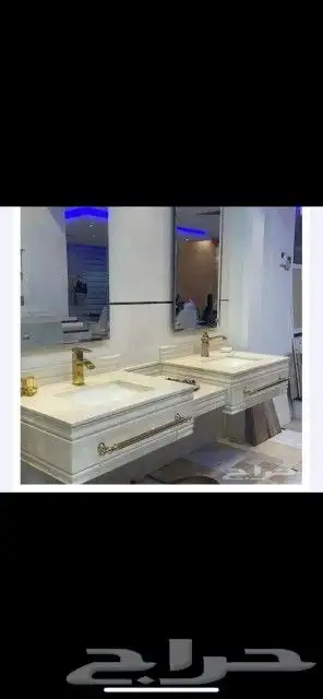 مغاسل تفصيل رخام طبيعي وصناعي 24