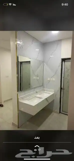 مغاسل تفصيل رخام طبيعي وصناعي 38