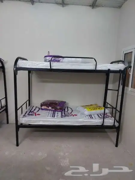 سريرحديد دور ودورين مراتب طبيه بطانيات تجهيز سكن عماله 0
