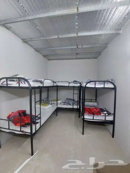 سريرحديد دور ودورين مراتب طبيه بطانيات تجهيز سكن عماله 1