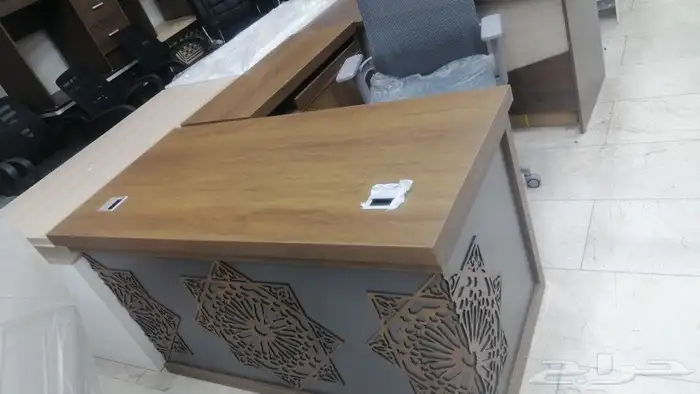 اثاث مكتبي كامله متكامل مودلات ومقاسات مختلفه 17