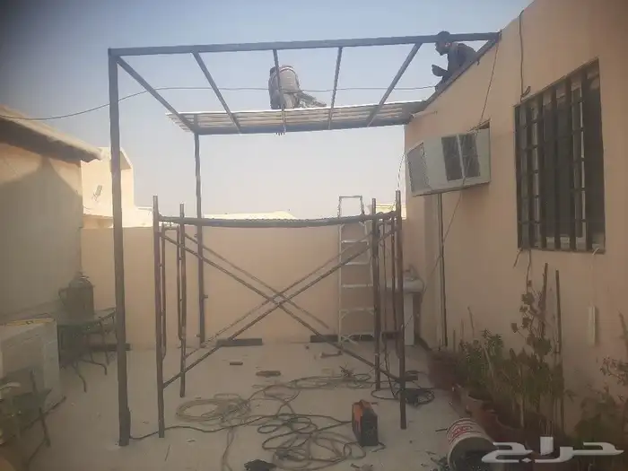 حداد.ابواب.الميونيم.شينكو.سواتر.مضلات شينكو.سور شينكو.ستيل 2