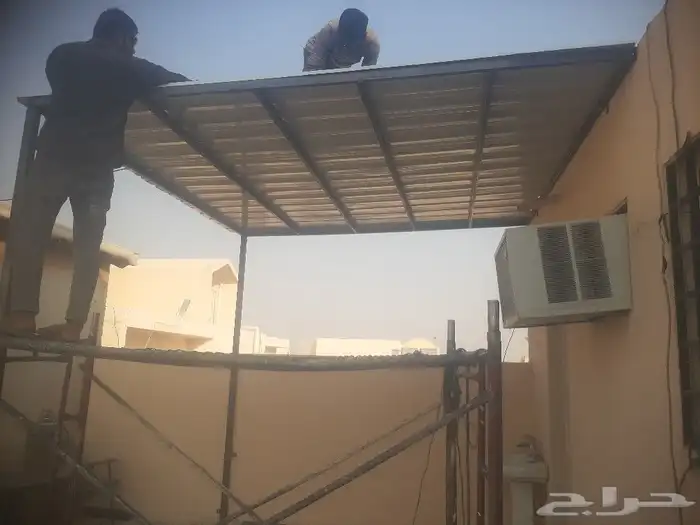 حداد.ابواب.الميونيم.شينكو.سواتر.مضلات شينكو.سور شينكو.ستيل 3