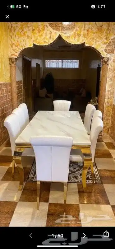 افخم طاولات طعام جديد 26