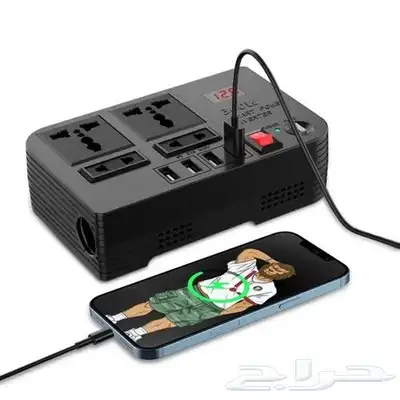 محول توصيله كهرب 300w 12v 8