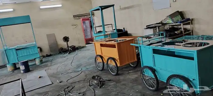 عربة بيع مشروع بطاطس بليلة شاي جمري 0