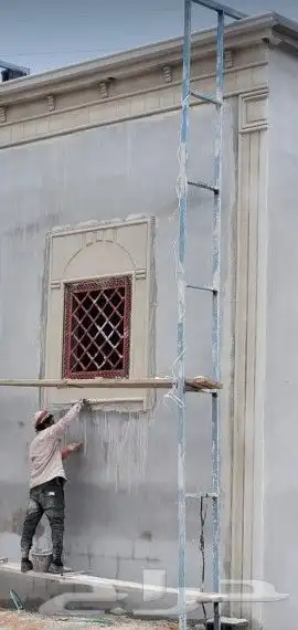ديكورات خارجيه للواجهات الخارجية بديل الحجر تطعيمات للزوايا 5