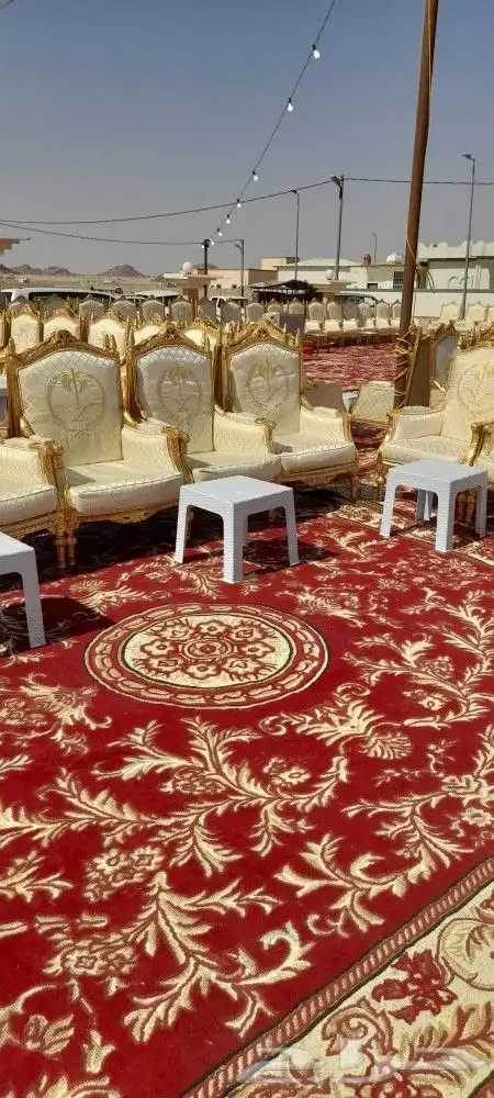 تاجيير مخيمات للحفلات والمناسبات مكيفات كراسي فرش 0
