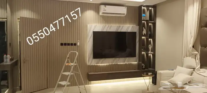 عازل صوت ديكورات منازل مساجد مقاهي دهانات جبس بورد سمنت بورد 2